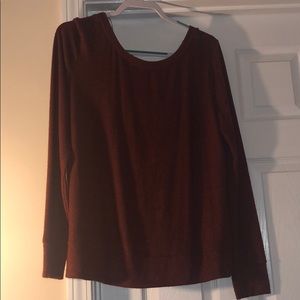 Backless Rust Orange Sweater ‼️